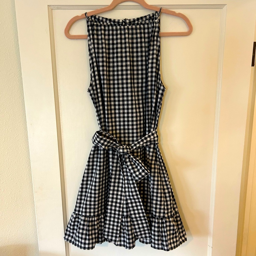 Gingham Ruffle Dress
